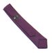 Linen Embroidered Tie in Violet Color