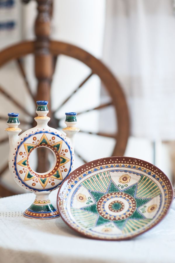 Handmade Pottery Plate, Kosiv Ceramics