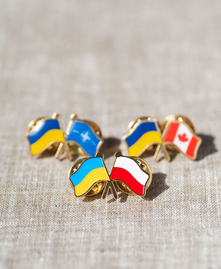 Значок "Україна-Канада"