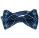 Navy Blue Bow Tie with Embroidery
