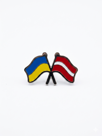 Пін "Україна-Латвія"