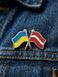 "Ukraine-Latvia" pin