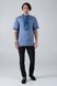 Men's Linen Embroidered Shirt, Short Sleeves, 52