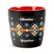 Чашка "Ukraine" з кольоровим орнаментом, червона