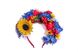 Crown with Cornflowers and Sunflowers