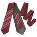 Краватка бордового кольору з вишивкою