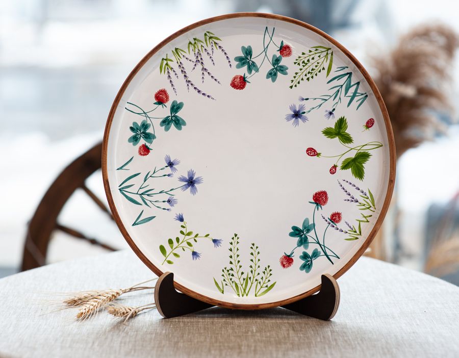 Delightful Ceramic Handmade Plate